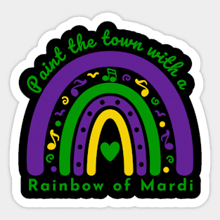 Mardi Gras Sticker